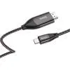 Кабель мультимедійний USB-C to HDMI M 2.0m 4K30Hz gray HOCO (6931474755025) зображення 5