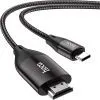Кабель мультимедійний USB-C to HDMI M 2.0m 4K30Hz gray HOCO (6931474755025)