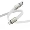 Дата кабель USB 2.0 AM to Lightning 1.2m 30W nylon white Acefast (6974316286240) изображение 4
