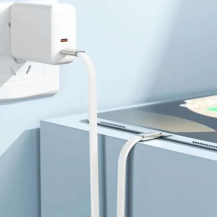 Дата кабель USB 2.0 AM to Lightning 1.2m 30W nylon white Acefast (6974316286240) изображение 6