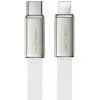 Дата кабель USB 2.0 AM to Lightning 1.2m 30W nylon white Acefast (6974316286240)