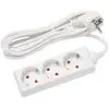Сетевой удлинитель Delux G3J 3м 3 роз. с заземлением white (90021622)