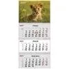 Календарь Axent настенный квартальный 2027 г.,3 пр. Animals 3 (8803-27-33-A)