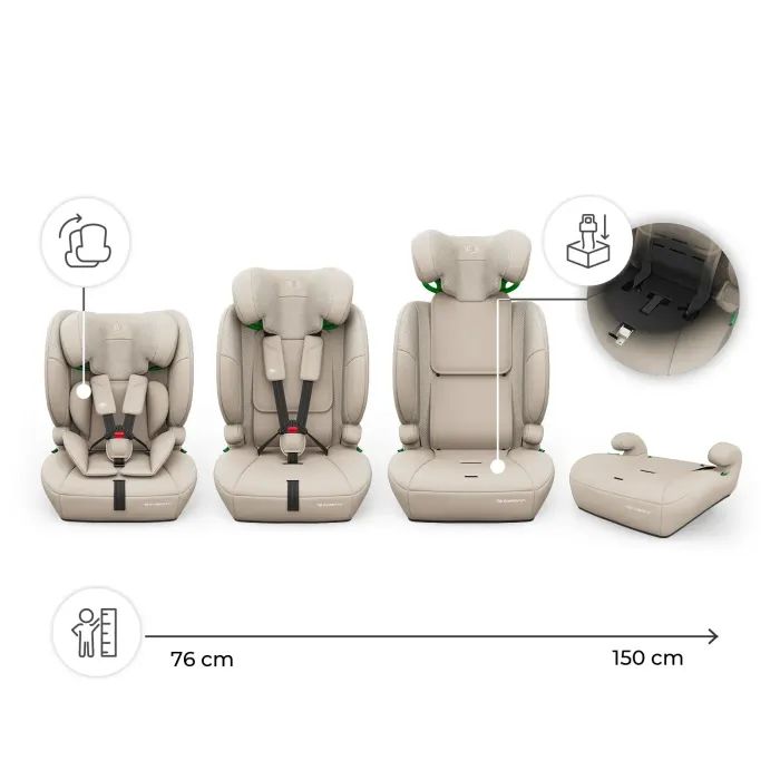 Автокресло Kinderkraft Comfort Up 2 Plus i-Size Green (KCCOUP02GREPL00) (5902533931453) изображение 9
