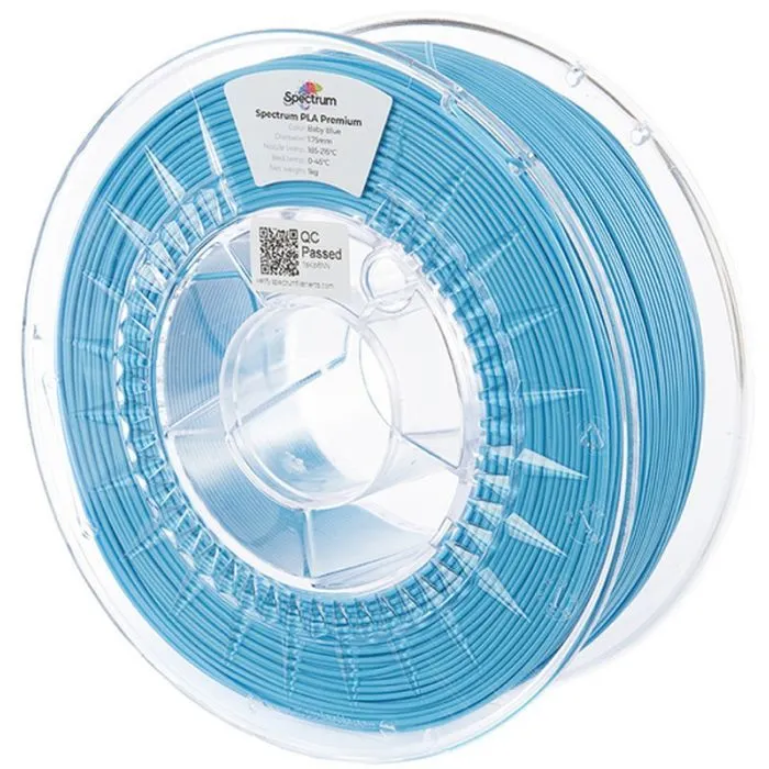 Пластик для 3D-принтера Spectrum PLA Premium 1.75mm 1kg Blue, Baby (80847)