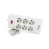 Сетевой фильтр питания Meilepai F33, 6 роз EU White (F33-White)