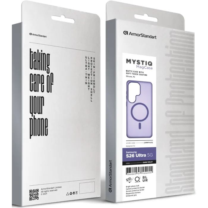 Чехол для мобильного телефона Armorstandart Mystiq MagCase Samsung S26 Ultra 5G Turquoise (ARM91637) изображение 3