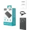 Батарея універсальна Choetech Magnetic Wireless 5000mAh, 20W, PD, Qi-15W, Black (B738-CCBK) зображення 4