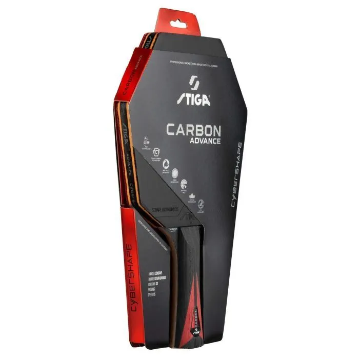 Ракетка для настільного тенісу Stiga Carbon Advance Cybershape FL (1215-1101-35) (932356) зображення 6