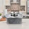 Кастрюля Gusto квадратна покриття Ceramic Snow 4,4 л (GT-2704-24) изображение 2