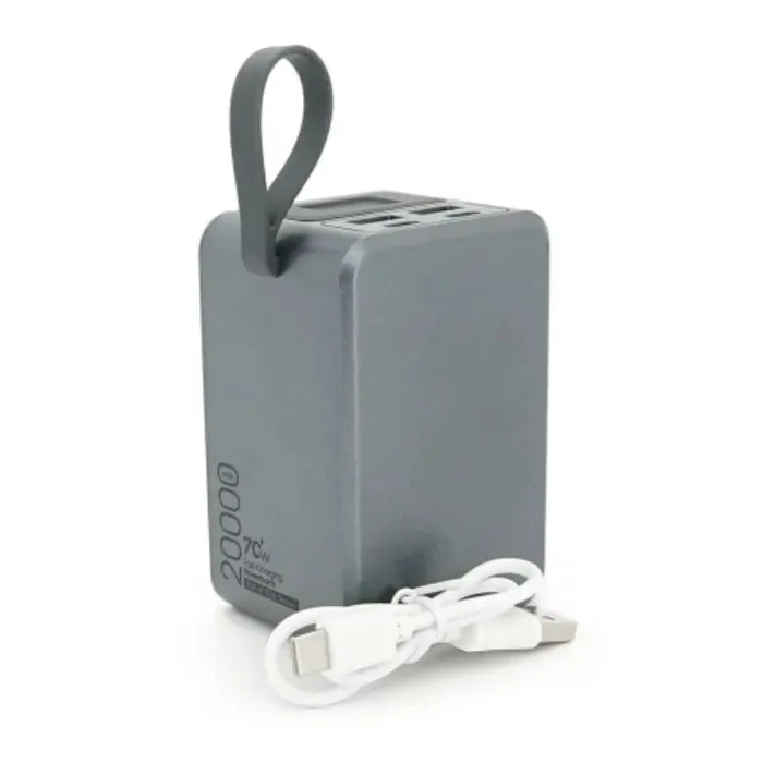 Батарея універсальна FULLTECH 20000mAh, 70W, PD, QC (FP33 / 46151) зображення 3