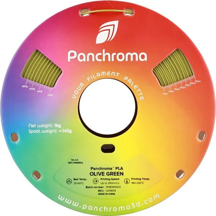 Пластик для 3D-принтера Polymaker PLA Panchroma 1,75mm 1kg Olive Green (CA19014) зображення 3