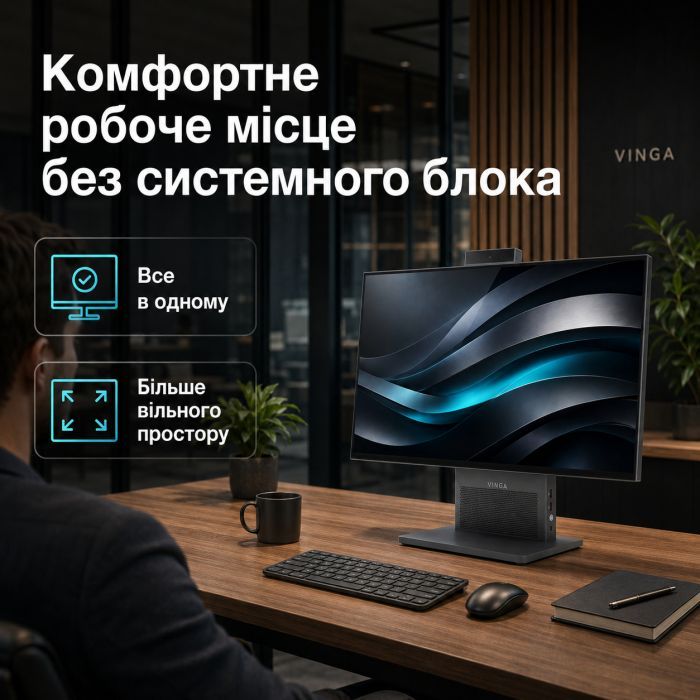 Компьютер Vinga AIO Advanced H0012 (I5M16INTWP.H0012) изображение 5