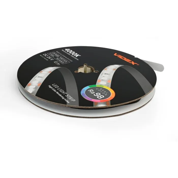 Світлодіодна стрічка Videx DC24V 60W 5M 4000K Ra98 IP20 5м (VL-LST28144-24124-B5) зображення 3