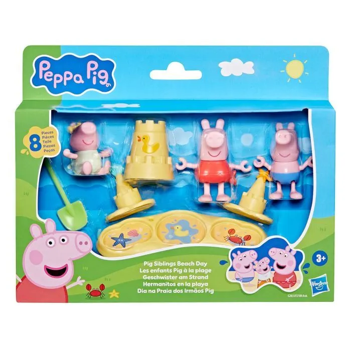 Игровой набор Peppa Pig Figurines – Три маленькие свинки на пляже (G2833)