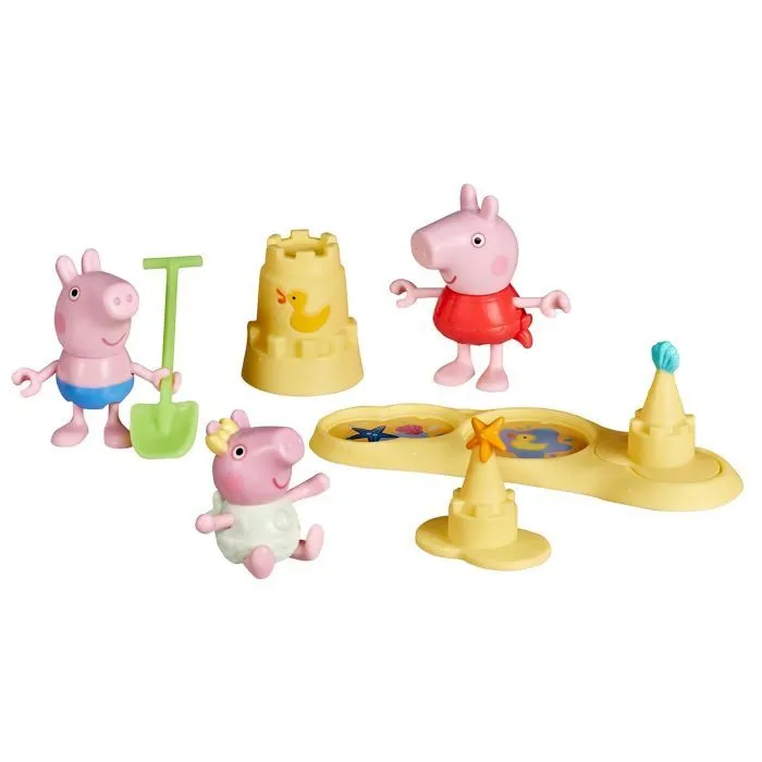 Игровой набор Peppa Pig Figurines – Три маленькие свинки на пляже (G2833) изображение 2