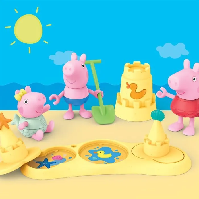 Игровой набор Peppa Pig Figurines – Три маленькие свинки на пляже (G2833) изображение 4