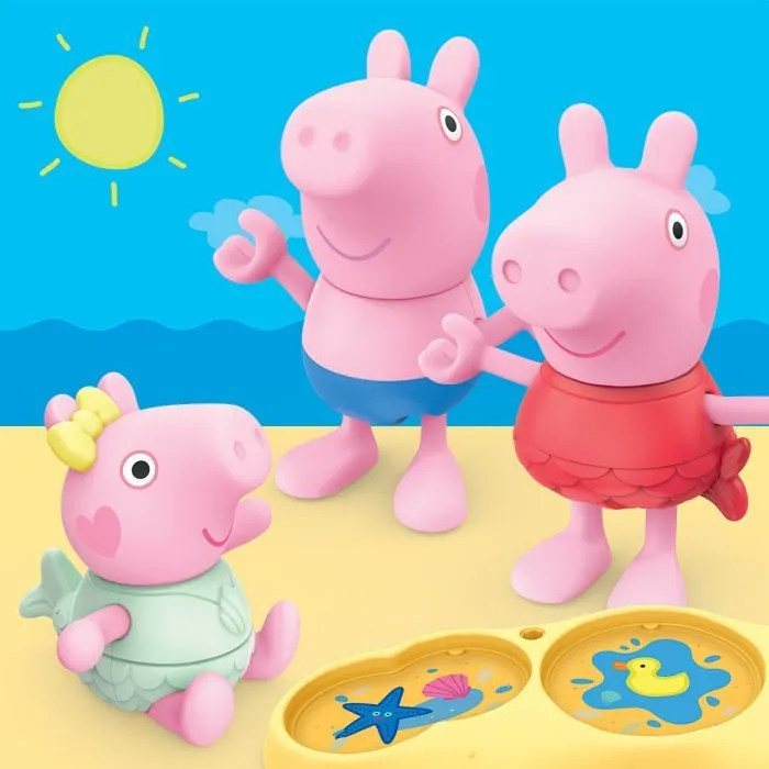 Игровой набор Peppa Pig Figurines – Три маленькие свинки на пляже (G2833) изображение 5
