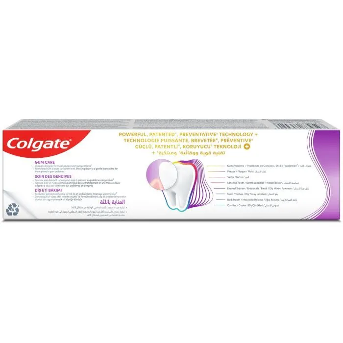 Зубна паста Colgate Total Active Protect + Gum Care 75 мл (6920354839597) зображення 3