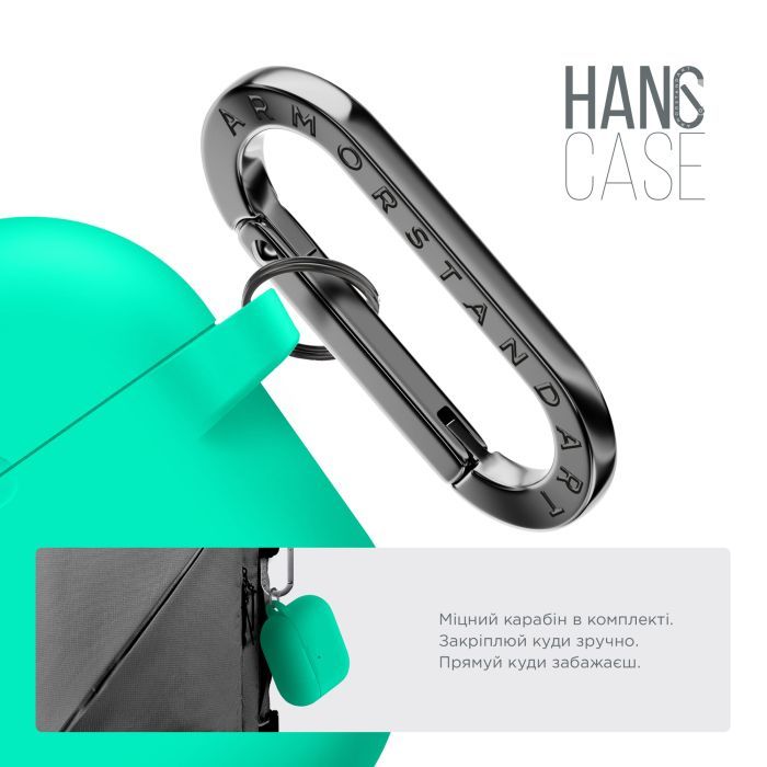 Чехол для наушников Armorstandart Hang Case For Apple AirPods Pro 3 Scarlet (ARM88283) изображение 4