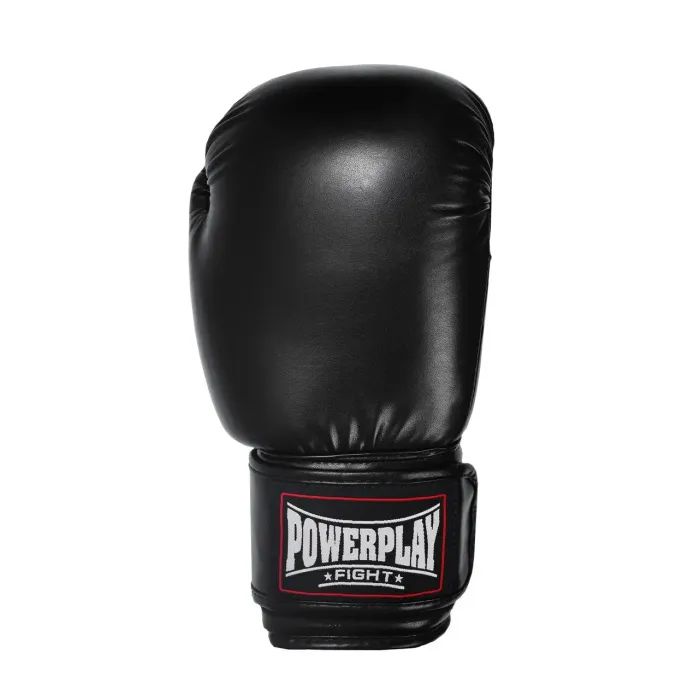 Боксерські рукавички PowerPlay 3004 Classic Чорні 6 унцій (PP_3004_6oz_Black) зображення 2