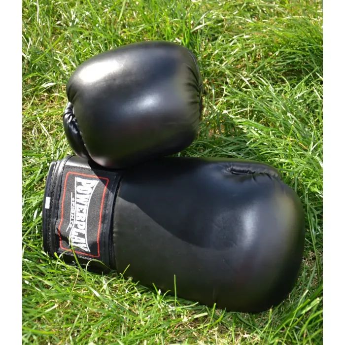 Боксерські рукавички PowerPlay 3004 Classic Чорні 6 унцій (PP_3004_6oz_Black) зображення 9