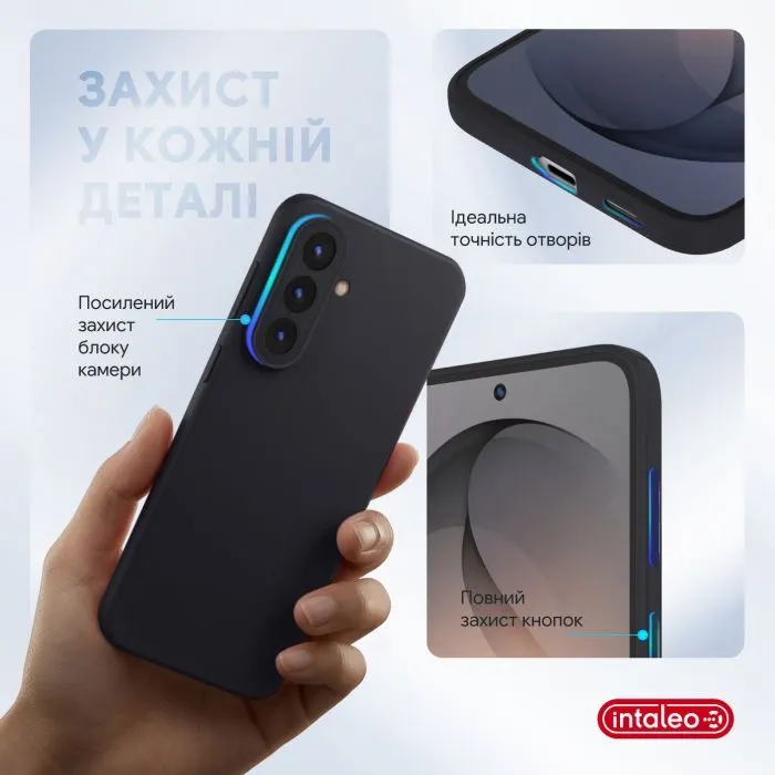 Чохол до мобільного телефона Intaleo Silicone Samsung Galaxy S26 Plus Black (1283126635014) зображення 3