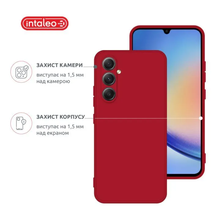 Чохол до мобільного телефона Intaleo SoftShell Samsung Galaxy A26 Red (1283126618710) зображення 3