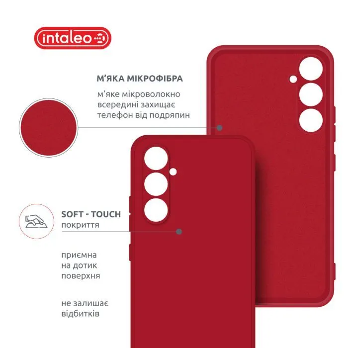 Чохол до мобільного телефона Intaleo SoftShell Samsung Galaxy A26 Red (1283126618710) зображення 5