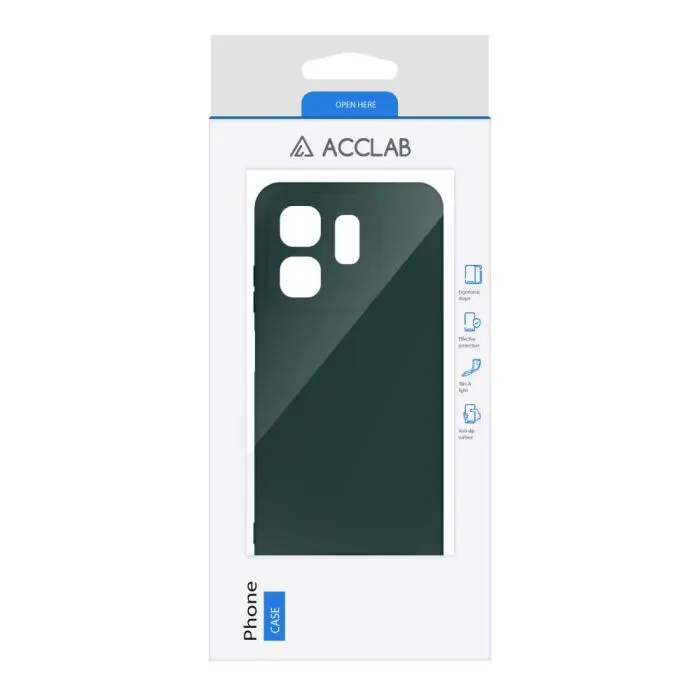 Чохол до мобільного телефона ACCLAB SoftShell Infinix Smart 9 Dark Green (1283126611698) зображення 2