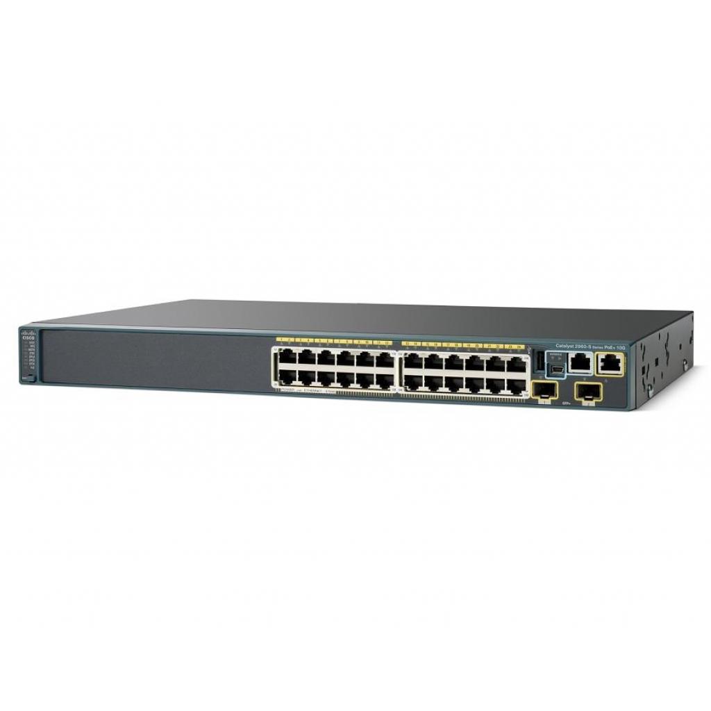 Комутатор мережевий Cisco WS-C2960S (WS-C2960S-24TD-L)