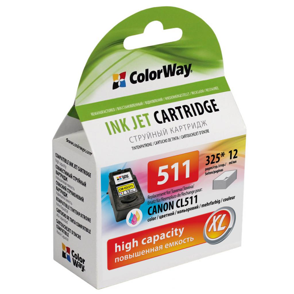 Картридж ColorWay CANON CL-511 color (CW-CCL511)