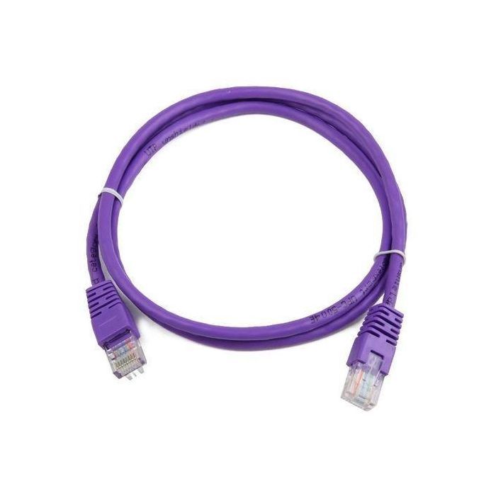 Патч-корд 0.5м, UTP, cat.5e, CCA, violet Cablexpert (PP12-0.5M/V) изображение 2