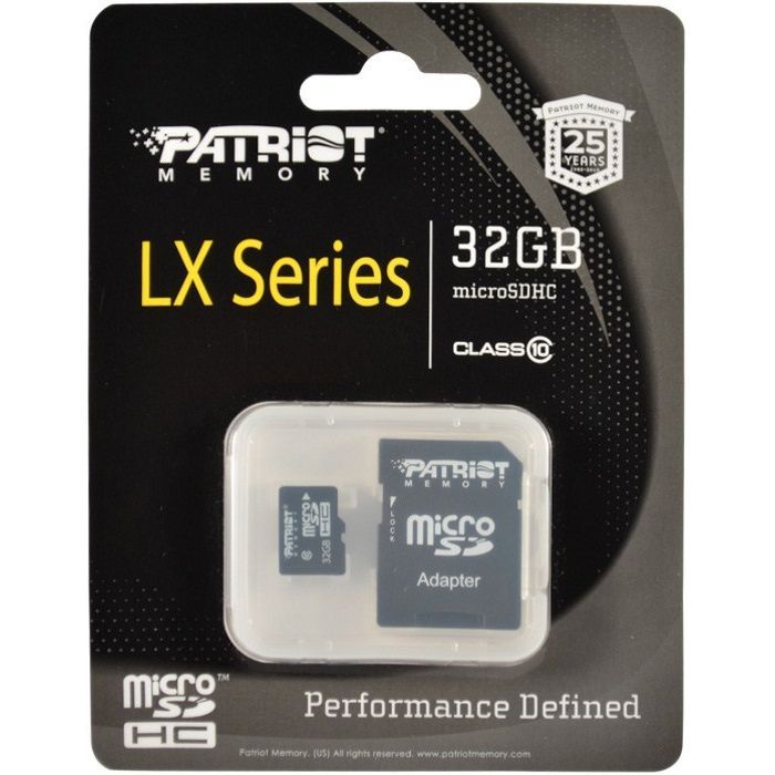 Карта пам'яті Patriot 32GB microSD class10 (PSF32GMCSDHC10) зображення 4