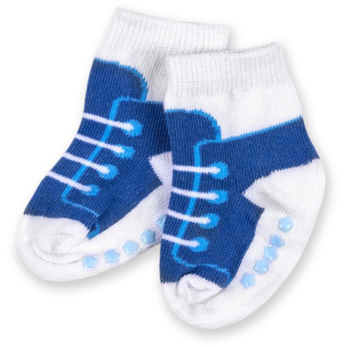Шкарпетки дитячі Luvable Friends 3 пари неслизькі, для дівчаток (23117.0-6 F) зображення 2