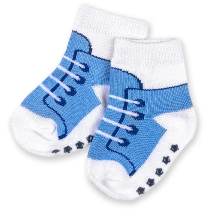 Шкарпетки дитячі Luvable Friends 3 пари неслизькі, для дівчаток (23117.0-6 F) зображення 4