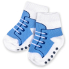 Шкарпетки дитячі Luvable Friends 3 пари неслизькі, для хлопчиків (23117.0-6 M) зображення 4