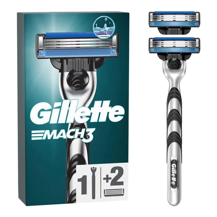 Бритва Gillette Mach3 с 12 сменными картриджами (7702018425853)
