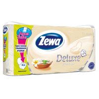 Туалетная бумага Zewa Deluxe 3-слойная Аромат СПА шампань 8 шт (7322540569483)