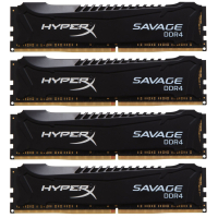 Модуль памяти для компьютера DDR4 32GB (4x8GB) 3000 MHz Savage Blak Kingston Fury (ex.HyperX) (HX430C15SB2K4/32)