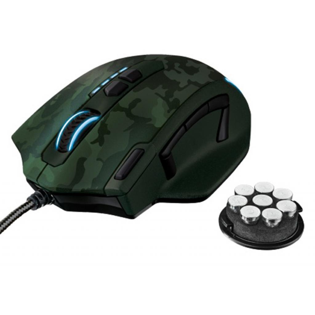 Мишка Trust_акс GXT 155C Gaming Mouse - green camouflage (20853)
