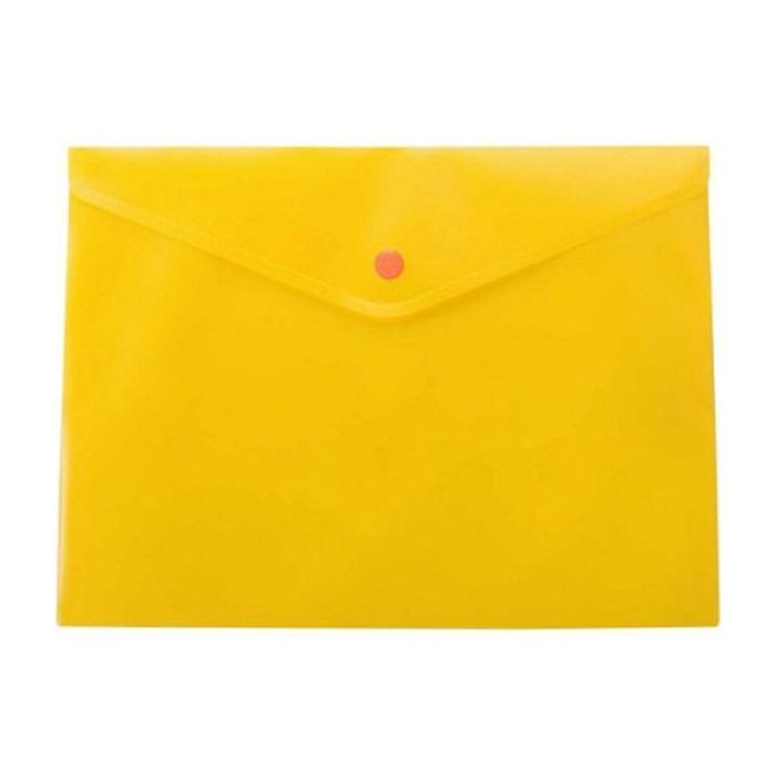 Папка - конверт Buromax А5, with a button, yellow (BM.3936-11)