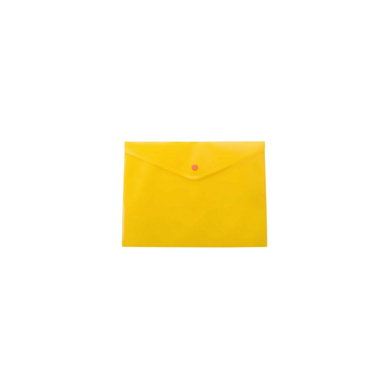 Папка - конверт Buromax А5, with a button, yellow (BM.3936-11)