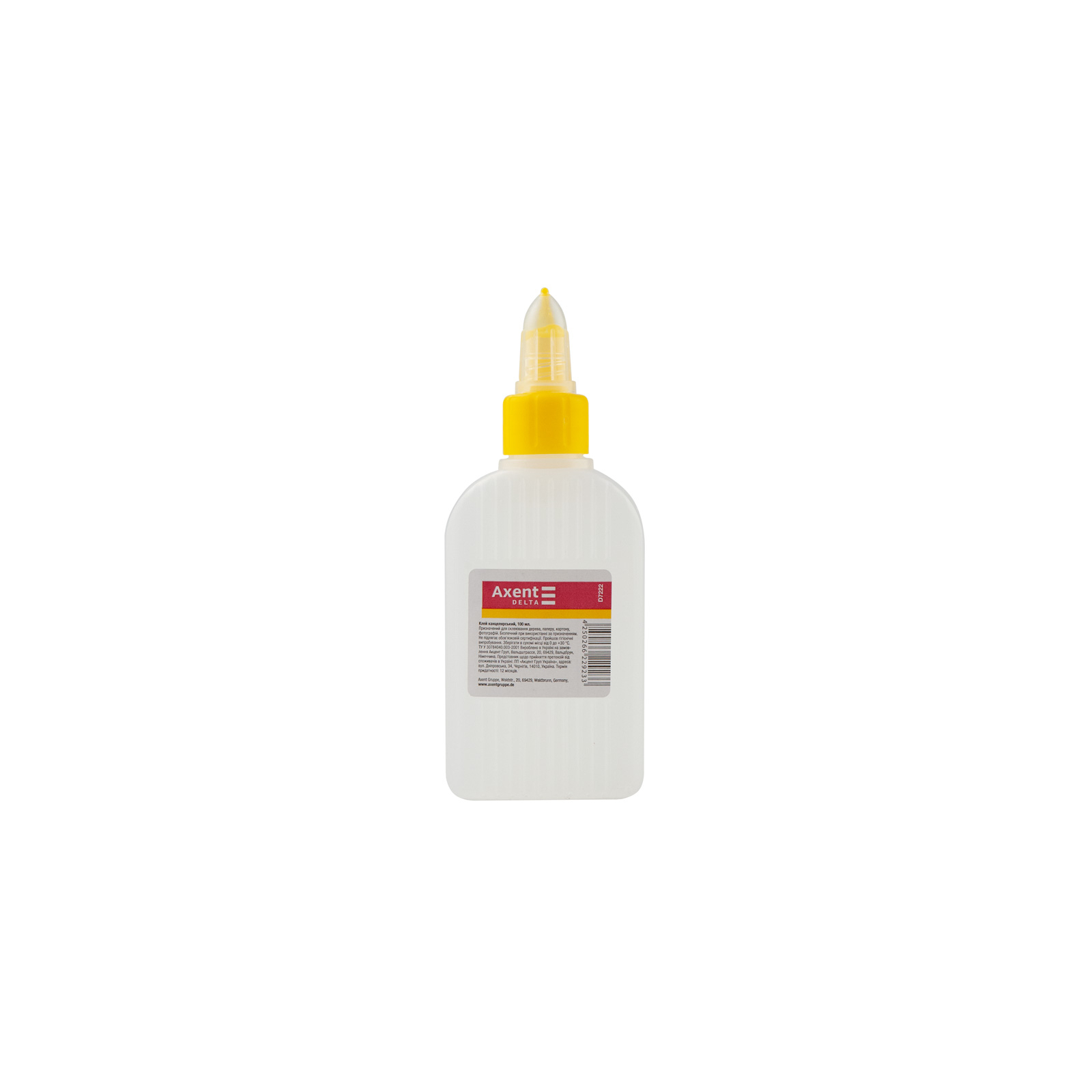 Клей Delta by Axent Stationery glue, polymer, 100 мл, cap dispenser (D7222)