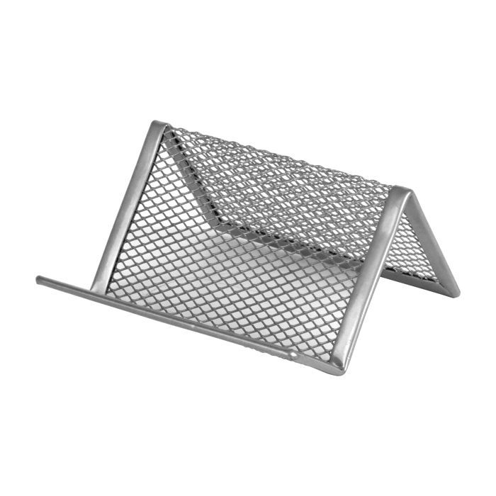 Подставка для визиток Axent 95x80x60мм, wire mesh, silver (2114-03-A)