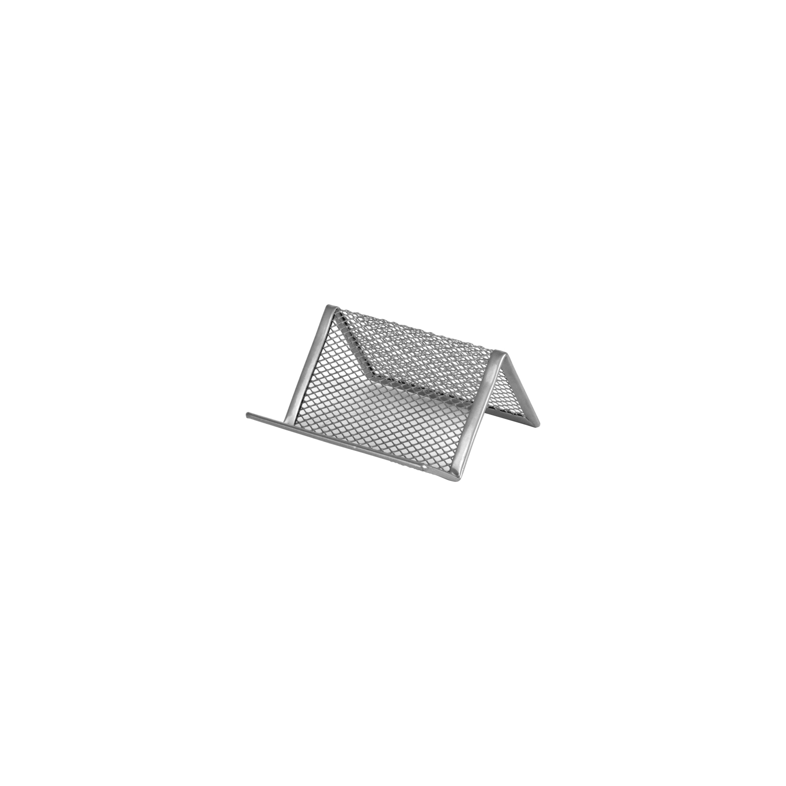 Подставка для визиток Axent 95x80x60мм, wire mesh, silver (2114-03-A)