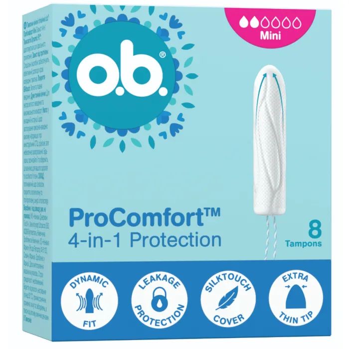 Тампоны o.b. ProComfort Mini 8 шт. (3574661900223)