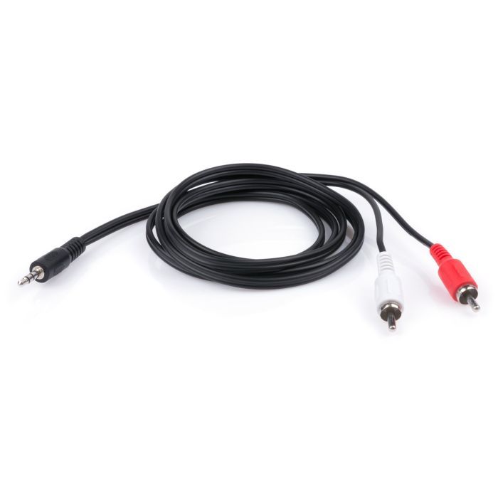 Кабель мультимедійний Jack 3.5mm male to 2xRCA 3.0m Vinga (3.5STM2RCAM01-3.0) зображення 2