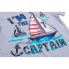 Набір дитячого одягу E&H з корабликами "I'm the captain" (8306-92B-gray) зображення 8