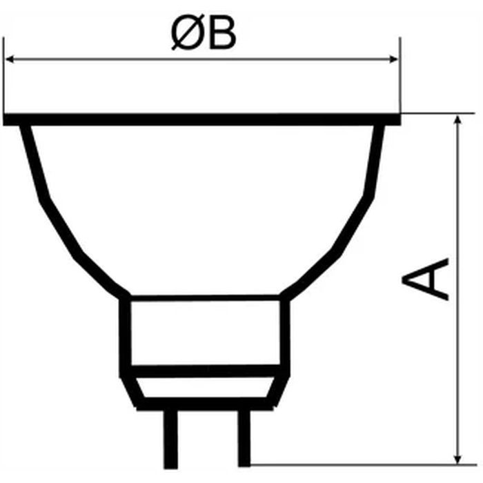 Лампочка Electrum MR-16 ELECTRUM 5W GU10 4000K (A-LR-0071) зображення 3